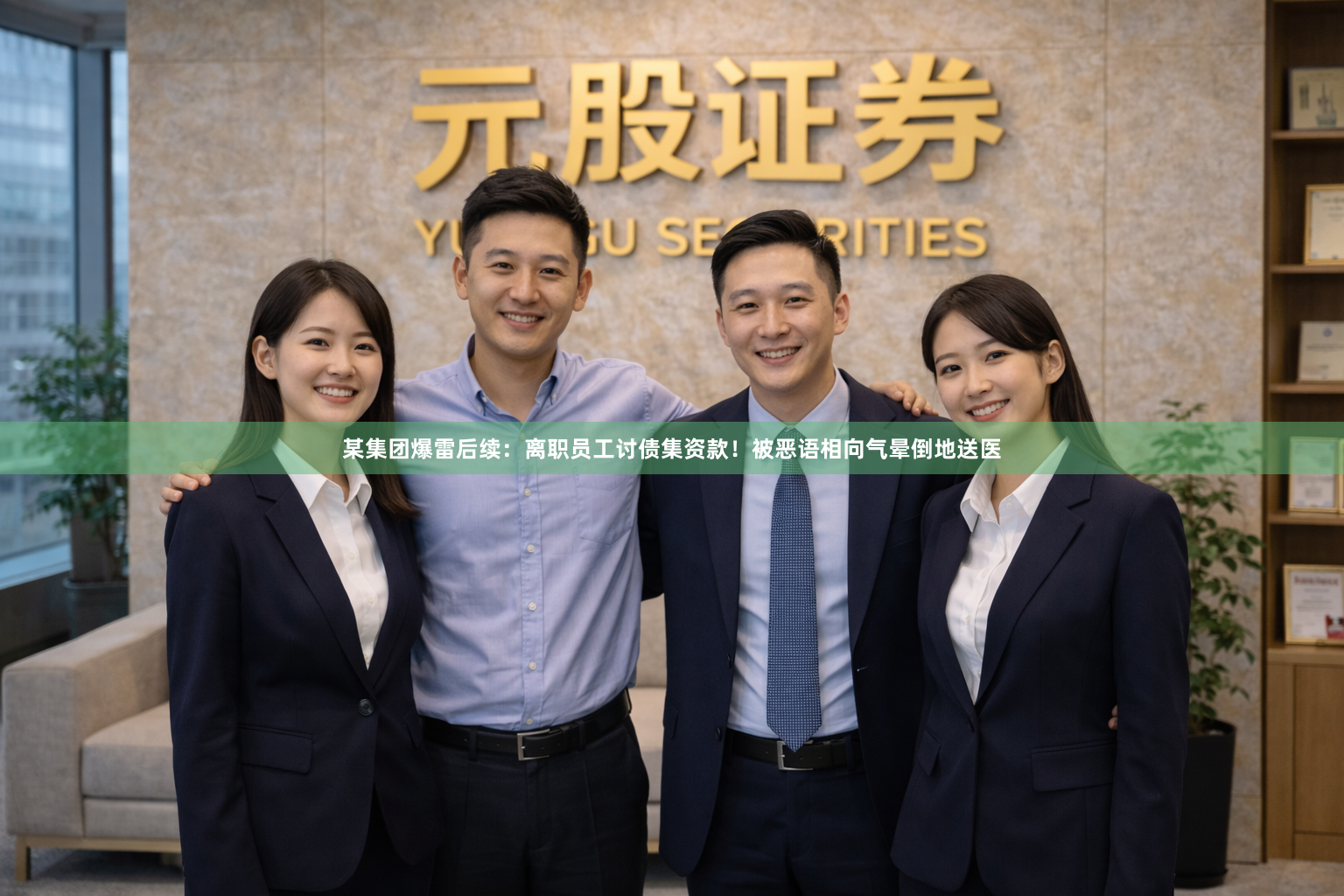 某集团爆雷后续：离职员工讨债集资款！被恶语相向气晕倒地送医